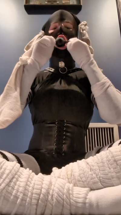 Dildo gagged training