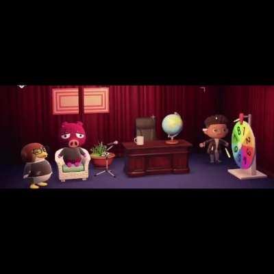 Tried to recreate one of my favorite Eric Andre interviews in ACNH (sorry for dogshit quality, I did all of this on my phone)