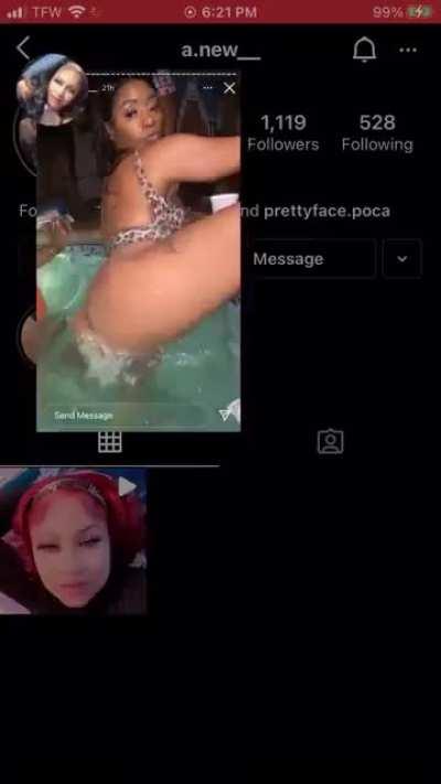 Tee and her friends 😩