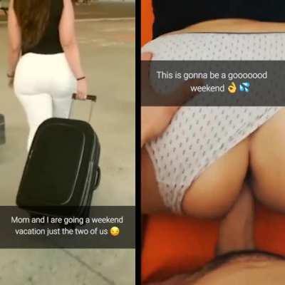 Mom and me on a weeknd vacation