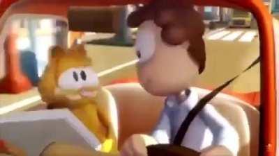 Garfield got his pizza but at what cost