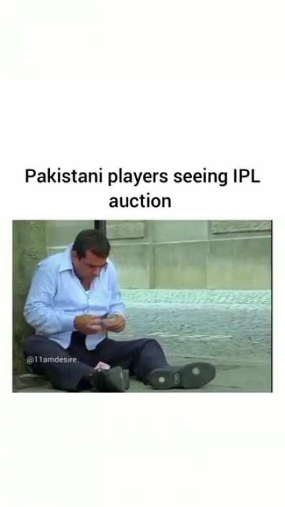 Pakistani players seeing IPL auction