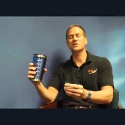 Forgotten gravity. Weightlessness of a NASA astronaut in everyday life on earth.