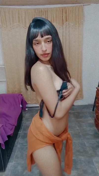 while I am alone at home my neighbour likes to come over