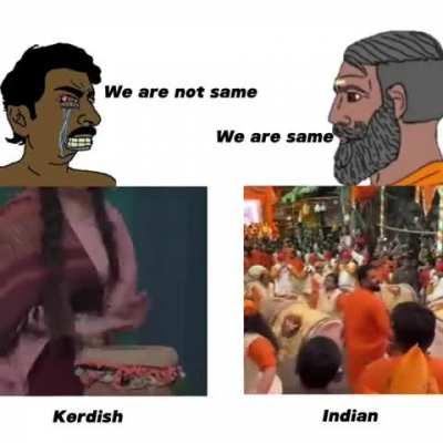 Get back to reality hewal. Von Luschan'ın kürtler sarışın mavi gözlü, dolikosefal'dir tezi malesef halen bir takım kimselerce inanılıyor ve savunuluyor ama gerçekler bu. Yani kürt kardeş kendine Aryan diyorsan en yakın akraban vikingler değil hindulardır 