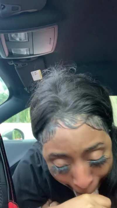 Going HAM in the car.