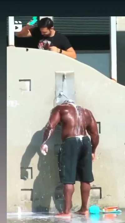 To rinse off after exercise