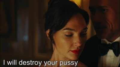 Gal Gadot is an expert in handing cocks