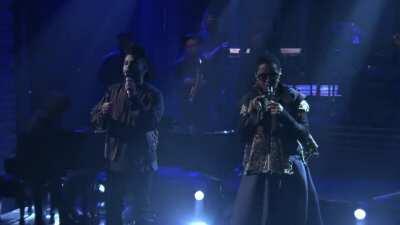 The Weeknd & Lauryn Hill - In The Night (Live from Tonight Show at Jimmy Fallon 2016)