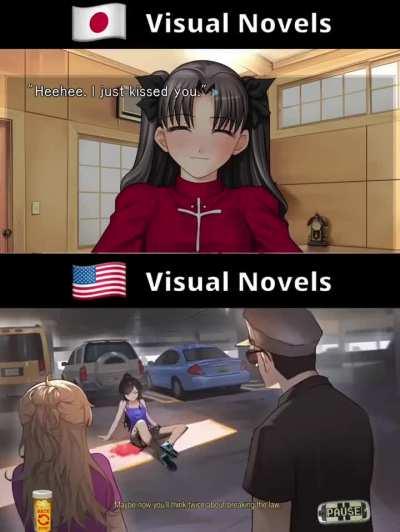 Americans visual novels are something else