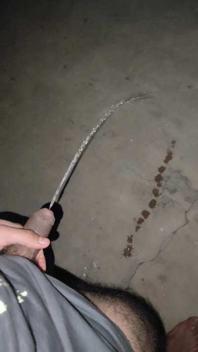 Cumming before pissing