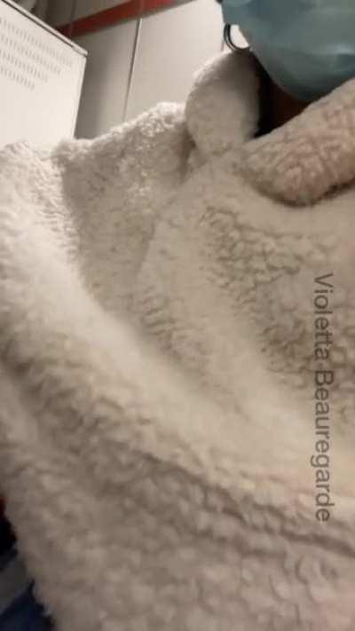 lol today at the hospital cause I broke my feet but I'm still a slut that catches every opportunity to take sneaky nudes