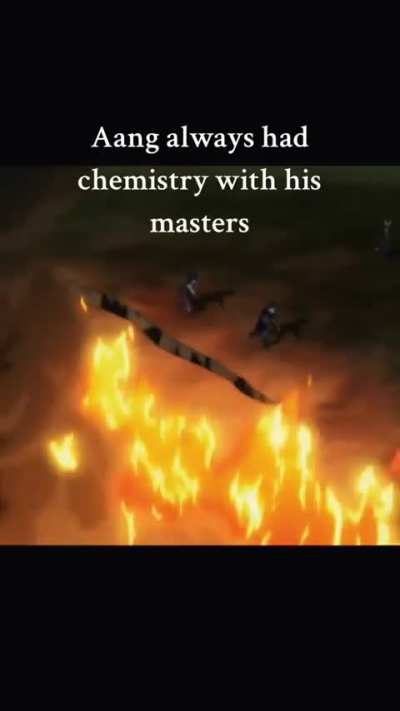 Aang always had chemistry with his masters