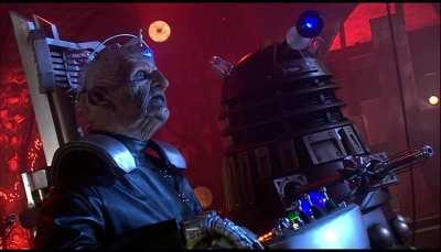 turns out they had the angrier, time lord victorious esque doctor planned from 2008, with this rough cut of davros' meeting with the tenth doctor.. christ, they didnt make him hold back did he?