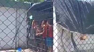 Presos denuncian hacinamiento y que hacen sus necesidades en una botella