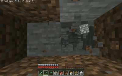 Never dig under you.