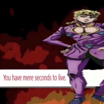 You time has come bizarre stand user