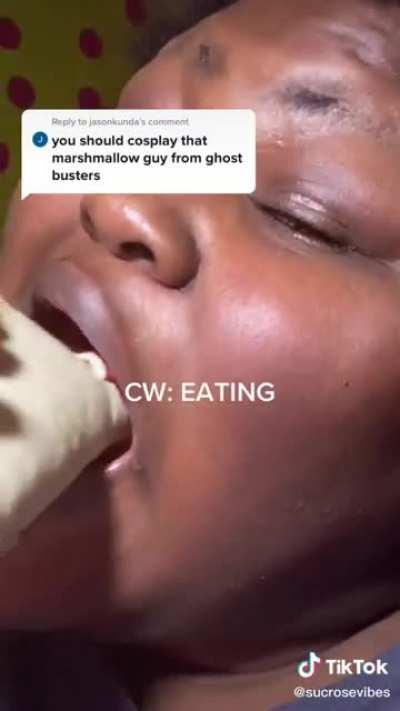 Response from the land whale cosplayer complaining about her comments