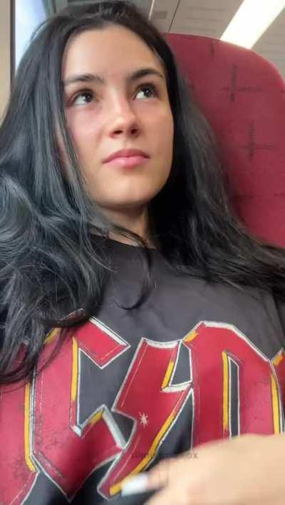 When I am in a public place I like to take risks😁