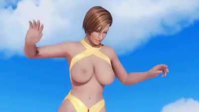 Lisa Beach Bouncing - DOA5LR - Beach Paradise 6.50 (Audio)