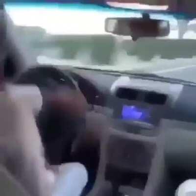 Chaos on the arab motorway