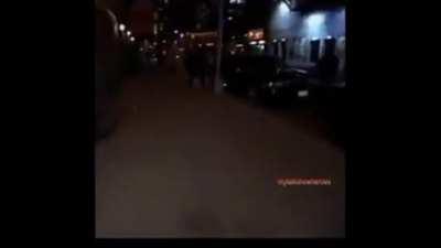 Javier Milei ayer entrando a la feria del libro