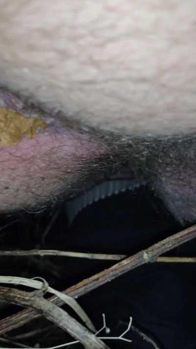 Sloppy shits outside