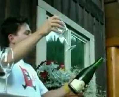 He even impressed himself.