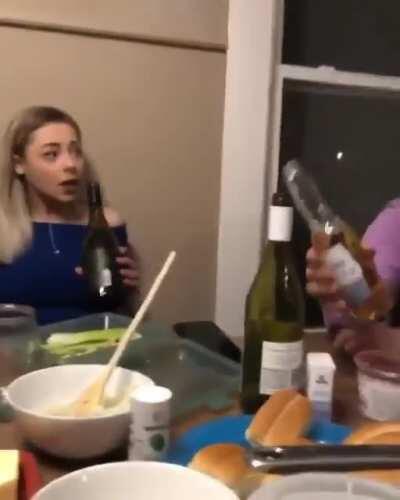 When someone brings up politics during Thanksgiving