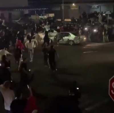 The fireworks are a suprise