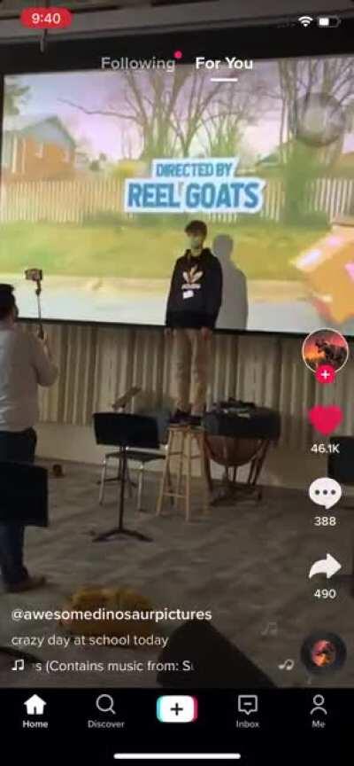 Me and my friend performed dab*by’s popular song “bbc” at a school performance