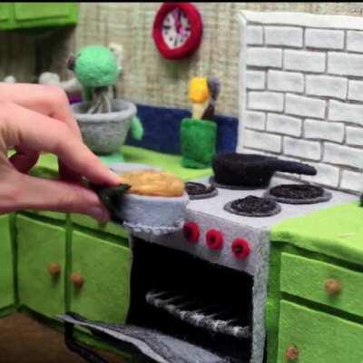 Recipe for woolen micro cake