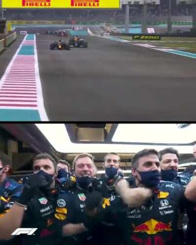 RB during last Abu Dhabi lap