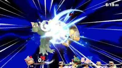 I was going for a spike and then suddenly....