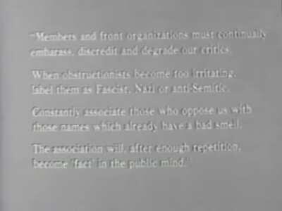 It is all just a little bit of history repeating - Communist playbook