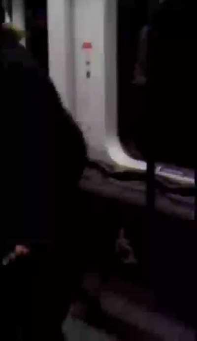 Dude pulled up a Samurai to save a Man getting jumped in the Bus