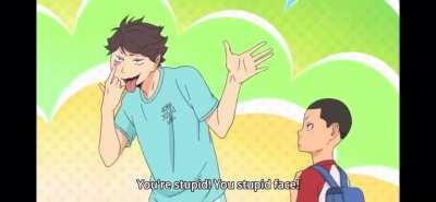 Oikawa’s nephew 😂