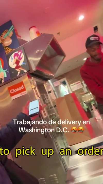Restaurant Owner verbally harasses Immigrant Delivery Driver because he can't speak English