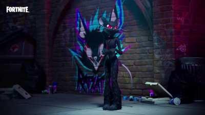 Meet Camille. She's scrappy from head to tail. 🤫 Grab the Ratzattak Set and don't miss out on Ava and Remi paying her a visit in the Item Shop as well!