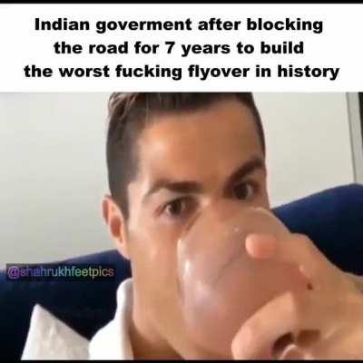 Hadapsar flyover be like