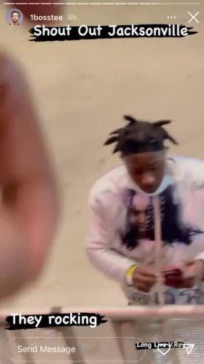 Jacksonville showing love to their godfather🥺💙💙💙