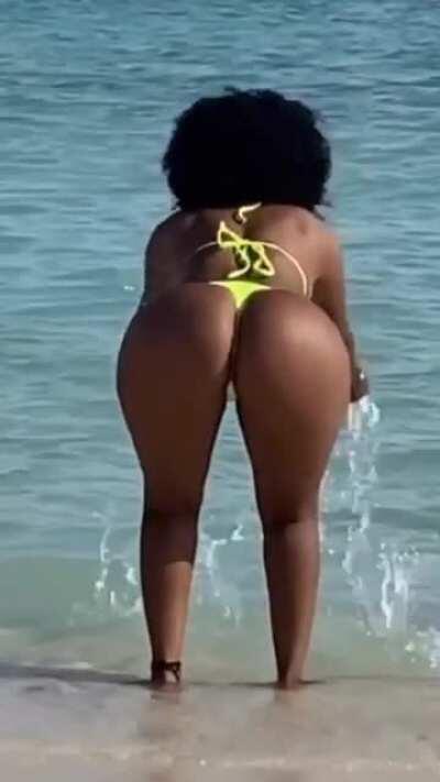 Hey girl, can you go down and check the water temperature? Make sure you use both hands.