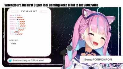 posting Aqua memes/content until she joins r/Hololive Day 44. 900k subs, thats a real POG moment