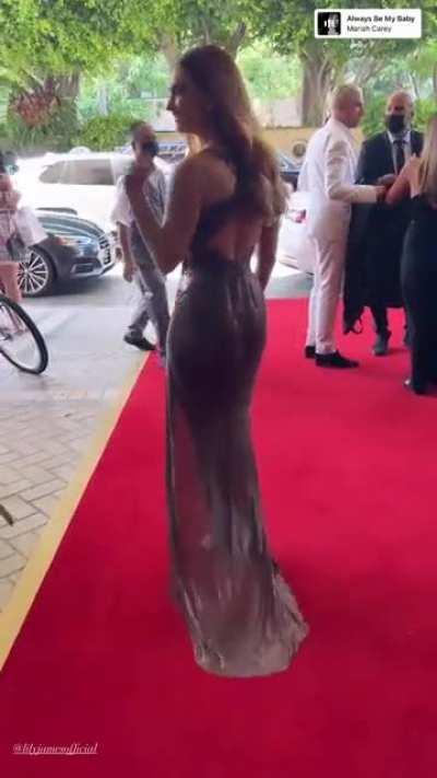 Tonight's dress from behind