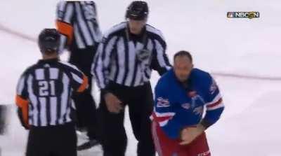 5th fight from the Rangers vs Caps