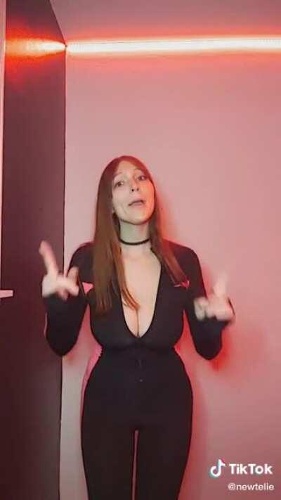 Bring the zip down more