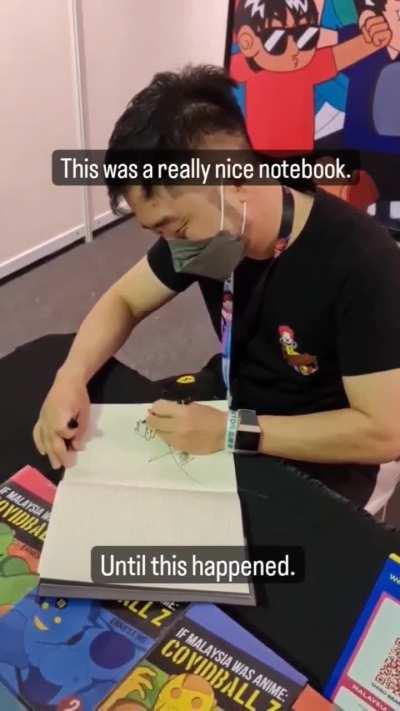 The author's entire life flashed before his eyes.