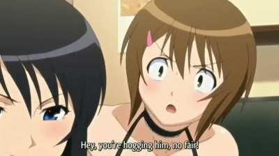 Sisters' paizuri for sensei