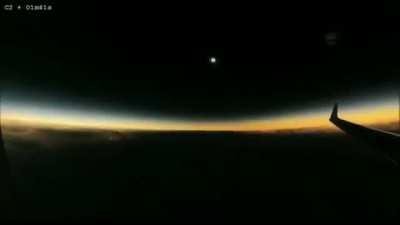 Passengers get to witness a total solar eclipse mid-flight