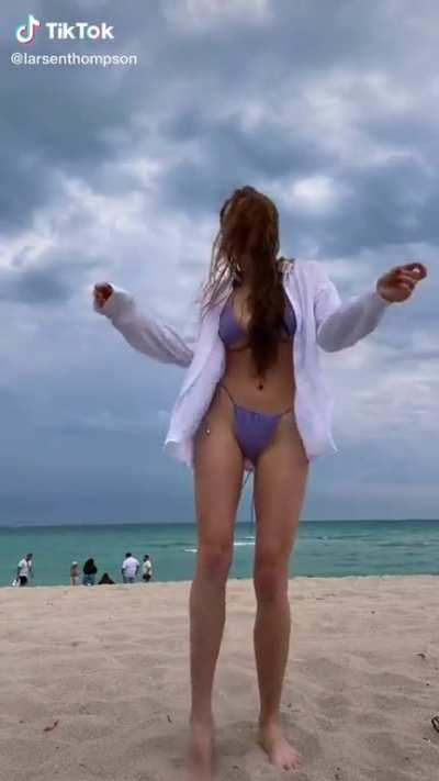 Having some fun at the beach